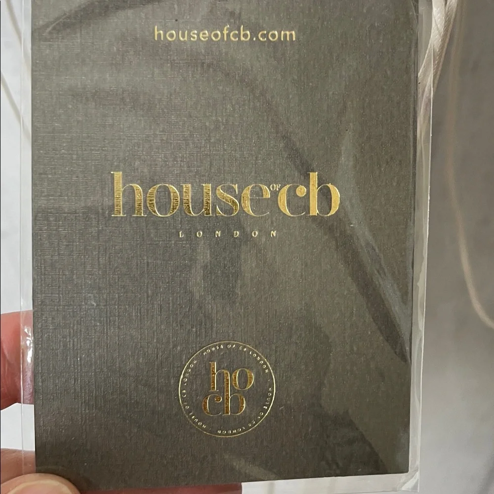 House of CB Cream Lace-Appliqué Lace-Up Corset Cami - Picture 7 of 9